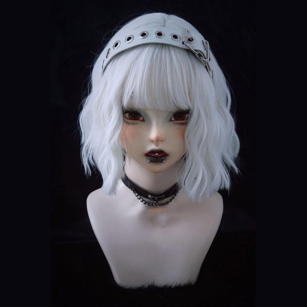 Punk Rivet Headband PU Spiked Hair Hoop Gothic Rock Headwear for Cosplay Unisex Rock Spiked Headwear Accessory