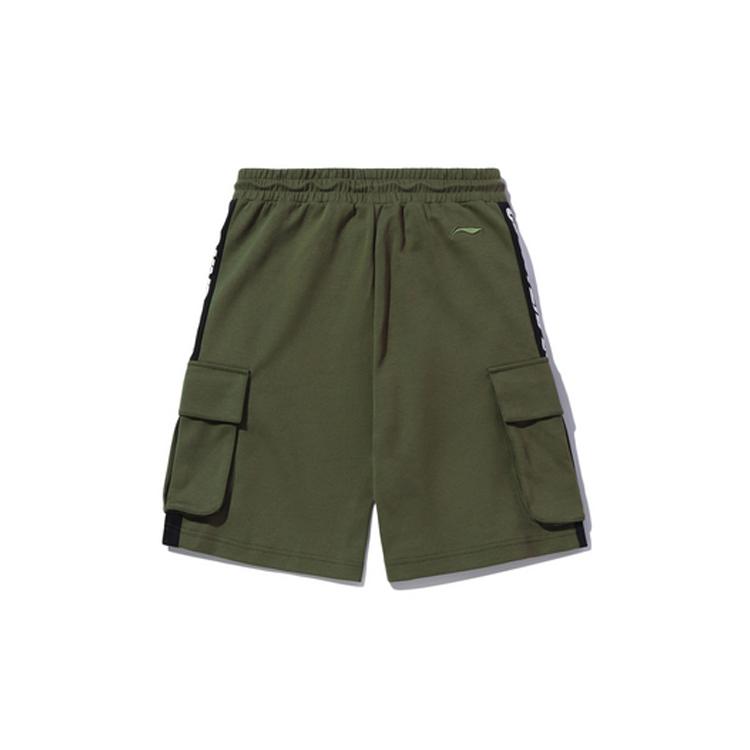 Li Ning CF Casual Shorts Men's Bamboo Green AKLQ801-3