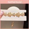 Handgefertigtes Blumenarmband mit Zirkonia-Einlage im Retro-Stil für Damen-Accessoires
