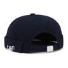 Stylish Korean Unisex Melon Skin Hat - Brimless Hip-Hop Tang Style Sailor Cap for Street Dance