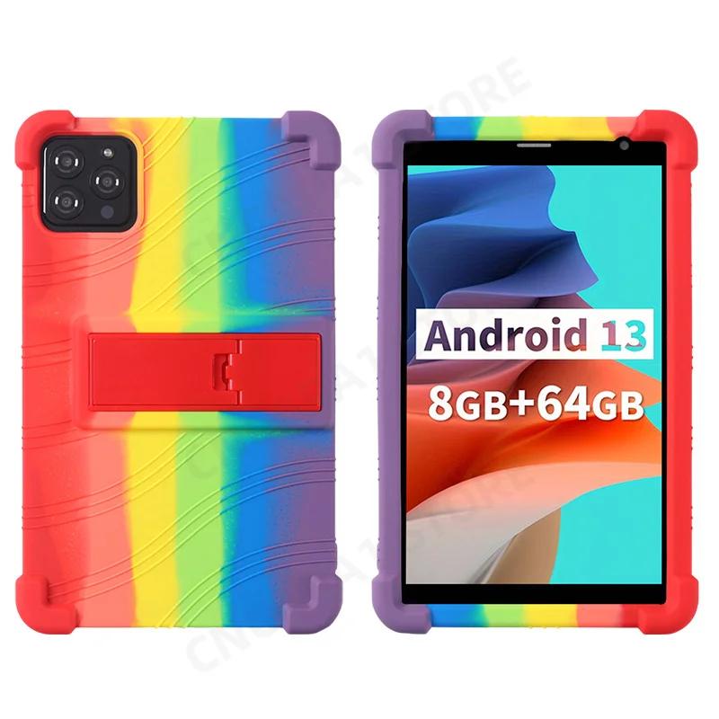 Soft Silicon Cover For PRITOM Tronpad B8 / NEWISION VOLENTEX L8 Case 8" Tablet PC Protector Funda with 4 Shockproof Airbags Soft