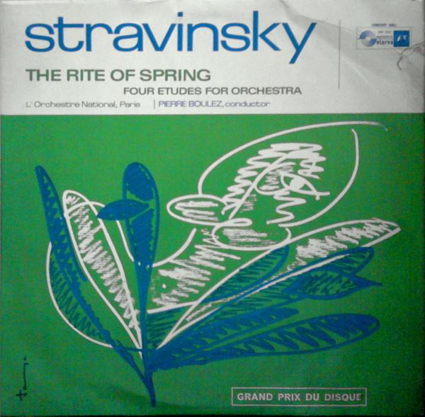 

LP Record IGOR STRAVINSKY ORCHESTRE NATIONA The Rite Of Spring Four Etude For SMS2324 Concert Hall 1964 UK Classical Used
