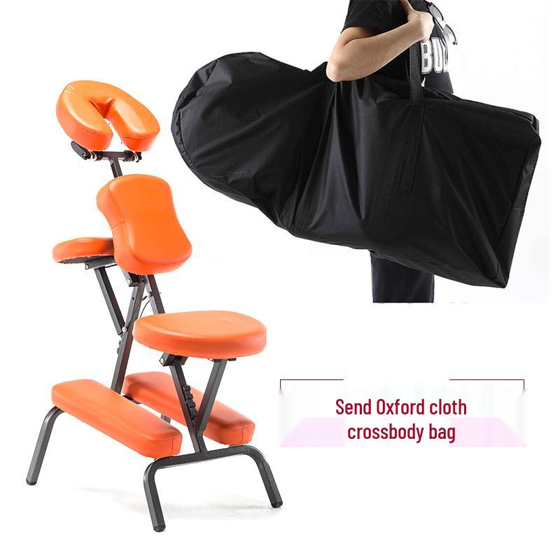 Portable Folding Tattoo and Massage Chair with Gua Sha Functionality