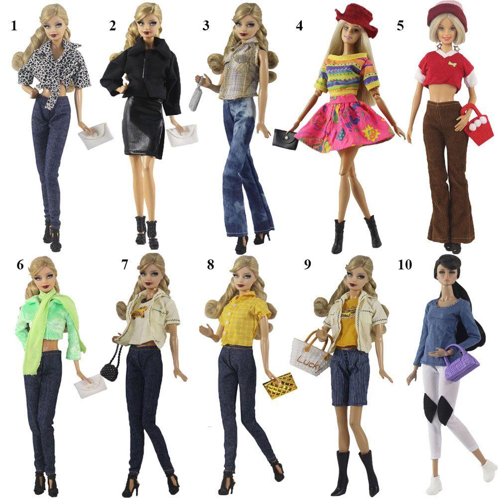 Fashion 11.5" 1/6 BJD Dolls Dolls Trousers Doll Coats Jeans Leather Pants Shorts Clothes Accessories