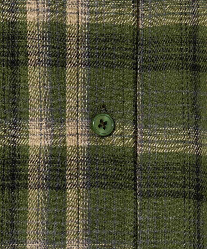 STANDARDERROR 87-Stan067 Vintage Forest Oversized Short Sleeve Tartan Check Shirt (Type A)
