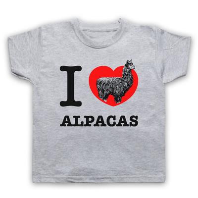 I Love Alpacas Animal Rights Lover Save The Animals Kids Childs T-Shirt