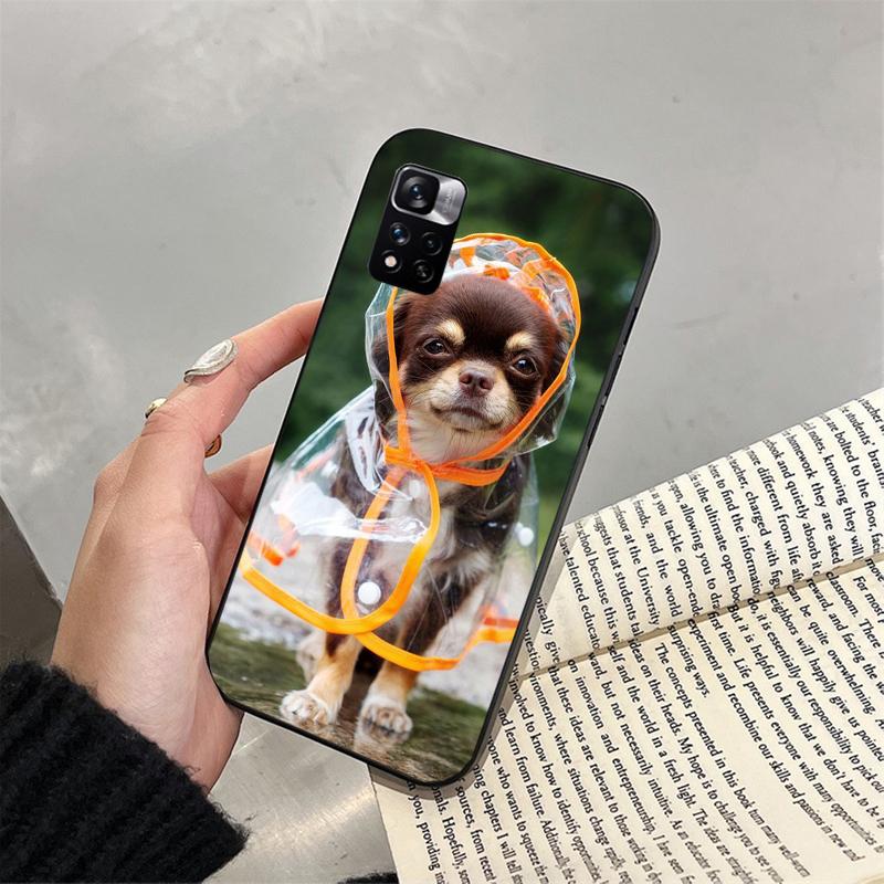 Pouzdro na telefon čivava Puppy Dog pro Xiaomi Redmi note 13 12 Pro 11S 11 10 Pro 10S 12S Redmi 10 9C 13C