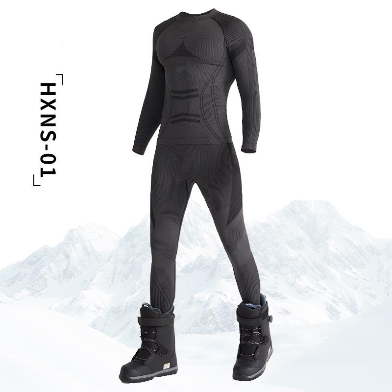 Quick-Dry Thermal Ski Compression Underwear: Breathable, Moisture-Wicking, and Warm for Autumn and Winter
