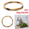 Round Bamboo Bag Handle For Handbag Handcrafted Diy Bags Accessories