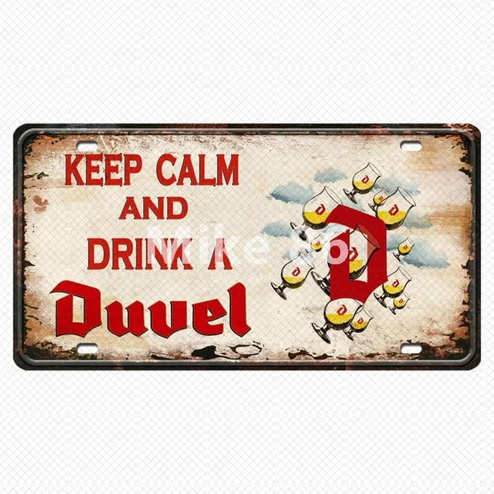 Ölplåtskylt Vintage Väggdekor 15x30cm