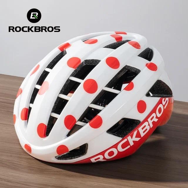 ROCKBROS Cycling Helmet Men Women Bicycle Helmet Intergrally-molded Adjustable MTB Road Thickened Sport Safe Hat Bike Helmet