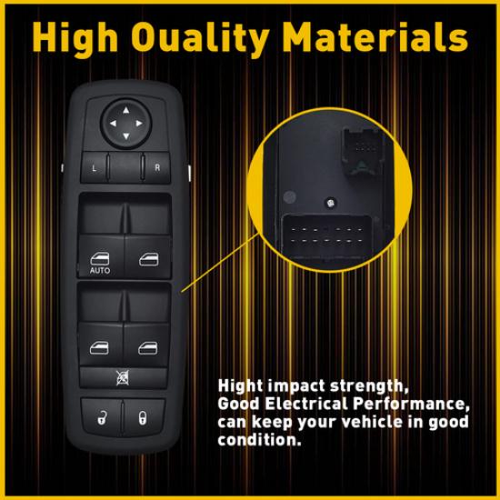 For 2011-2016 Dodge Journey Master Power Window Switch Door LH Drive Side 21 Pin