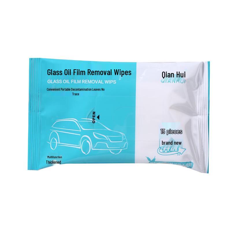 Glass Oil Film Remover Wet Wipes