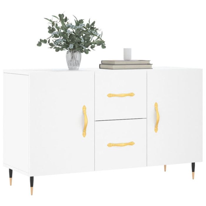VidaXL Buffet blanc 100x36x60 cm bois d'ingénierie 828148
