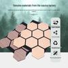 Hexagonal Wooden Sound Absorbing Panels for Decorative Wall Insulation