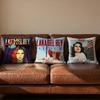 Singer LLana Del Rey Cushion Cover Soft Reversible Durable Pillow Cover MultiScene Use for Home Car Daily Comfort