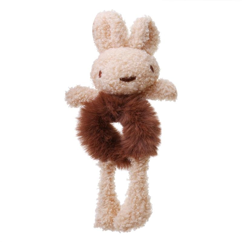 Little Bear Head Rope Girl Cute Tie Ponytail Hair Rope Plush Tie Hair Headdress Hair Ring Hair Accessories
