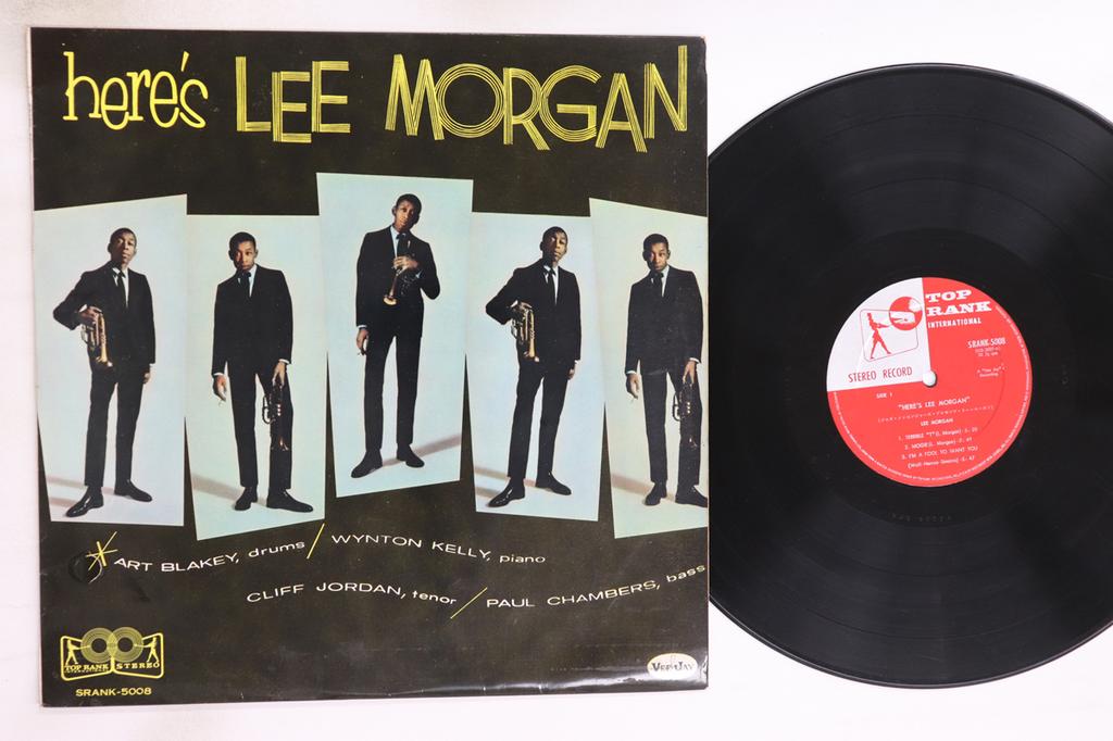 LP Record LEE MORGAN - Here's Lee Morgan SRANK5008 TOP RANK INTERN 1960 Japan Jazz Used