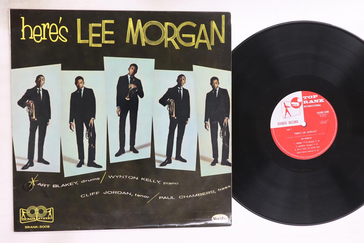 

LP Record LEE MORGAN - Here s Lee Morgan SRANK5008 TOP RANK INTERN 1960 Japan Jazz Used