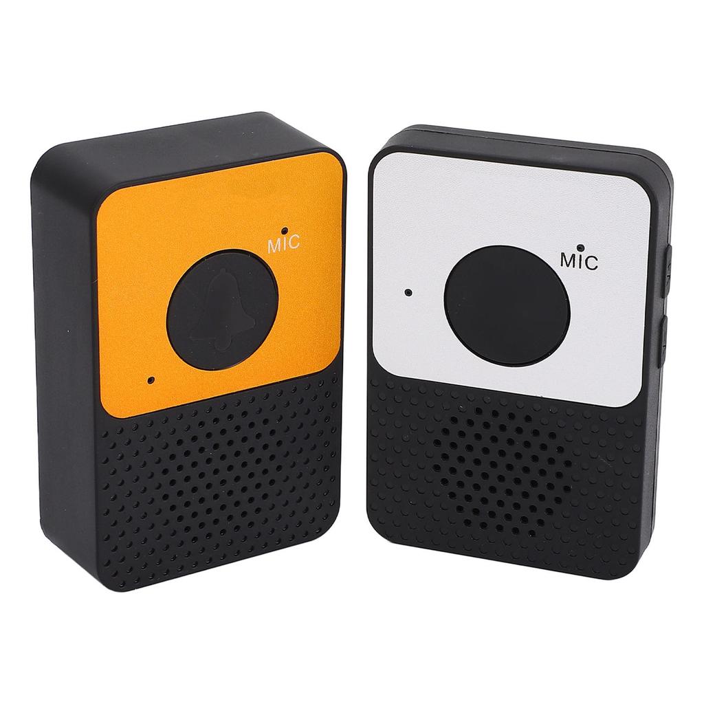 Wireless Doorbell 8 Volume Levels 1000ft Range Water Resistant LED Flash 4 Ringtones Two Way