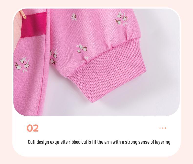 Little Maven Autumn Long-Sleeve Girls' Cute Baby Clothing Set