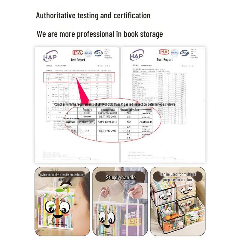 Pudełko do przechowywania książek w stylu vintage - Pyłoszczelny i odporny na wilgoć Przezroczysty organizer na książki do domu i klasy.