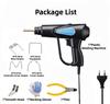 70W Plastic Welding Machine Kit Hot Stapler Welding Machine Car Bumper Repair Kit with 4 Types Staples for Bumper/Kayak/Plastic Product Repairs
