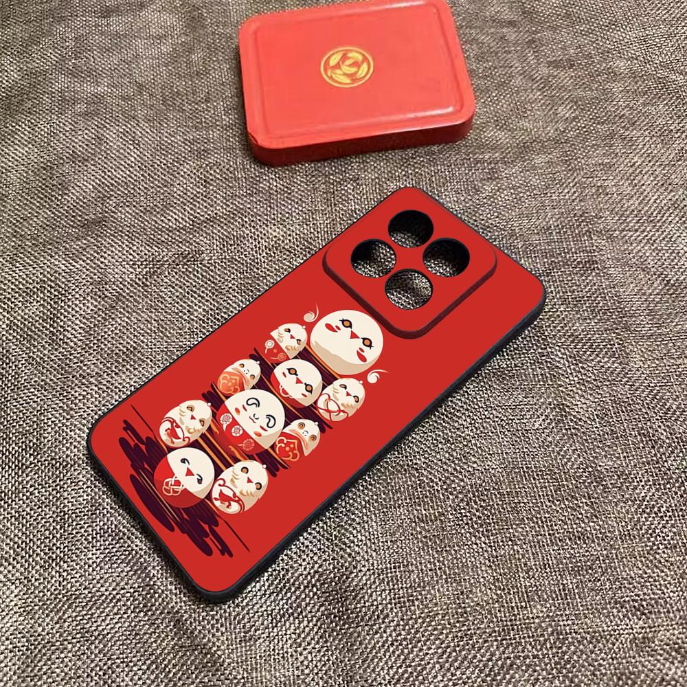 

Daruma Phone Case Silicone Case For Xiaomi POCO X5 X5PRO 5G Soft Fundas Poco X5 Pro 5G Case Poco F7 Ultra