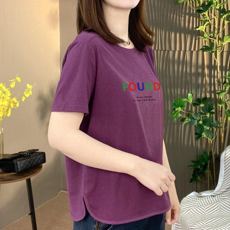 

Women s Slimming Letter Print Short Sleeve T-Shirt - New Arrivals 2026, Casual Style for a Stylish, Youthful Look 2XL
