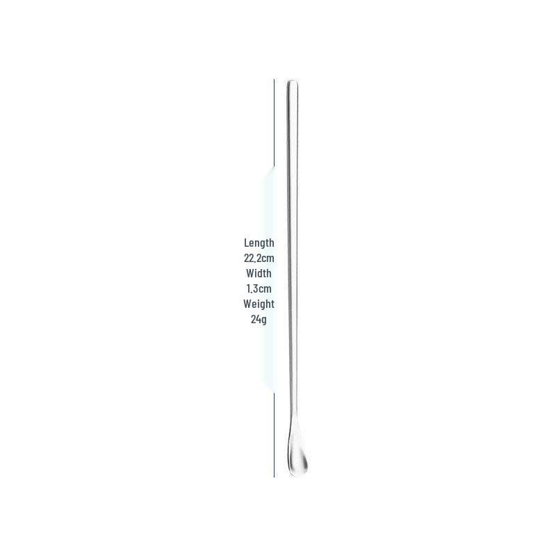 304 Stainless Steel Japanese Stirring Spoon - Long Handle for Coffee, Dessert, Mug, Ice Cream, Bar Use