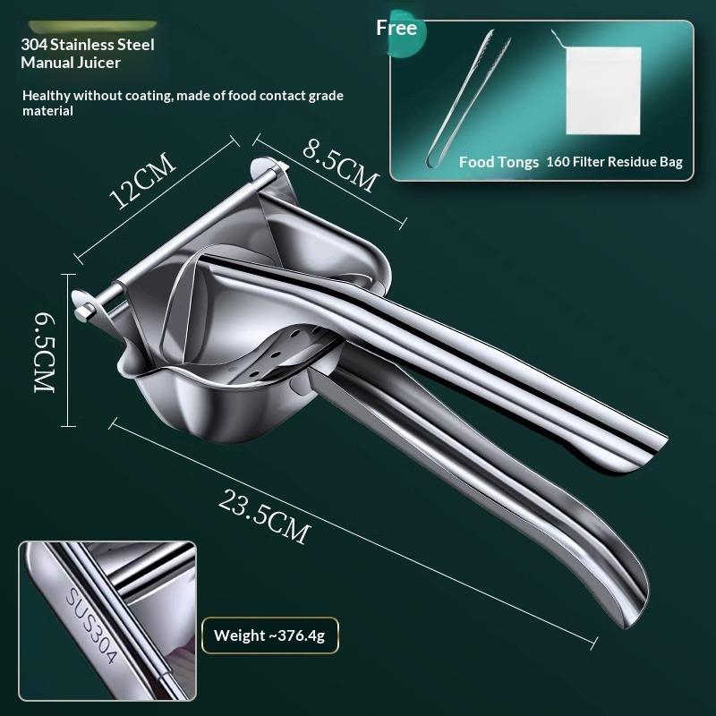 Stal Nierdzewna 304 Ręczna Sokowirówka Domowa Oddzielanie Ręczna Prasa do Soków z Granatów Arbuzów Prasa do Soków Pomarańczowych