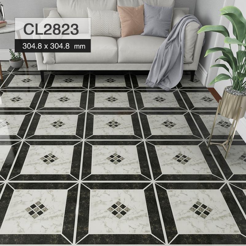 PVC Self-Adhesive Waterproof Stone Plastic Floor Sticker for Bathroom and Kitchen