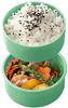 Skater Bento Rice Ball Made In Disney Retro Bambi Box, 500ml, Two-Tier, Round, Case, Antibacterial, Japan, Design, ONWR1AG-A