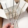 Individually Wrapped Silver Spiral Birthday Cake Candles
