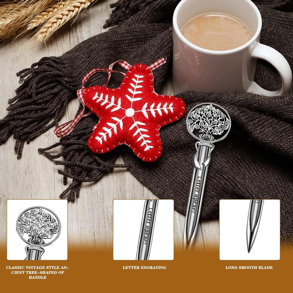 Letter Opener,Envelope Opener Letter Openers Envelope Slitter Mail Opener Envelopes Stationery for Package,Envelope,Paper Cut,Safe Mail Opener