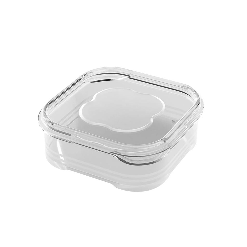 2 pezzi Scatola Portaoggetti Frigorifero Organizzatore Frigo Contenitore per Alimenti Carne Frutta Verdura Scatola Fresca Sigillata con Coperchio Accessori Cucina