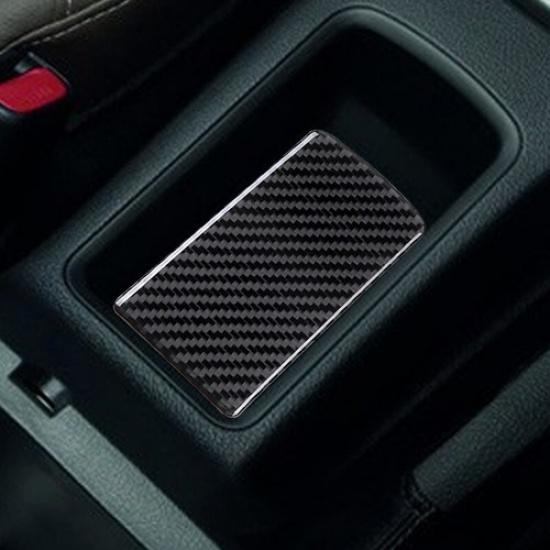 For Toyota Hilux 2015- Carbon Fiber Gear Shift Storage Box Pad Panel Cover