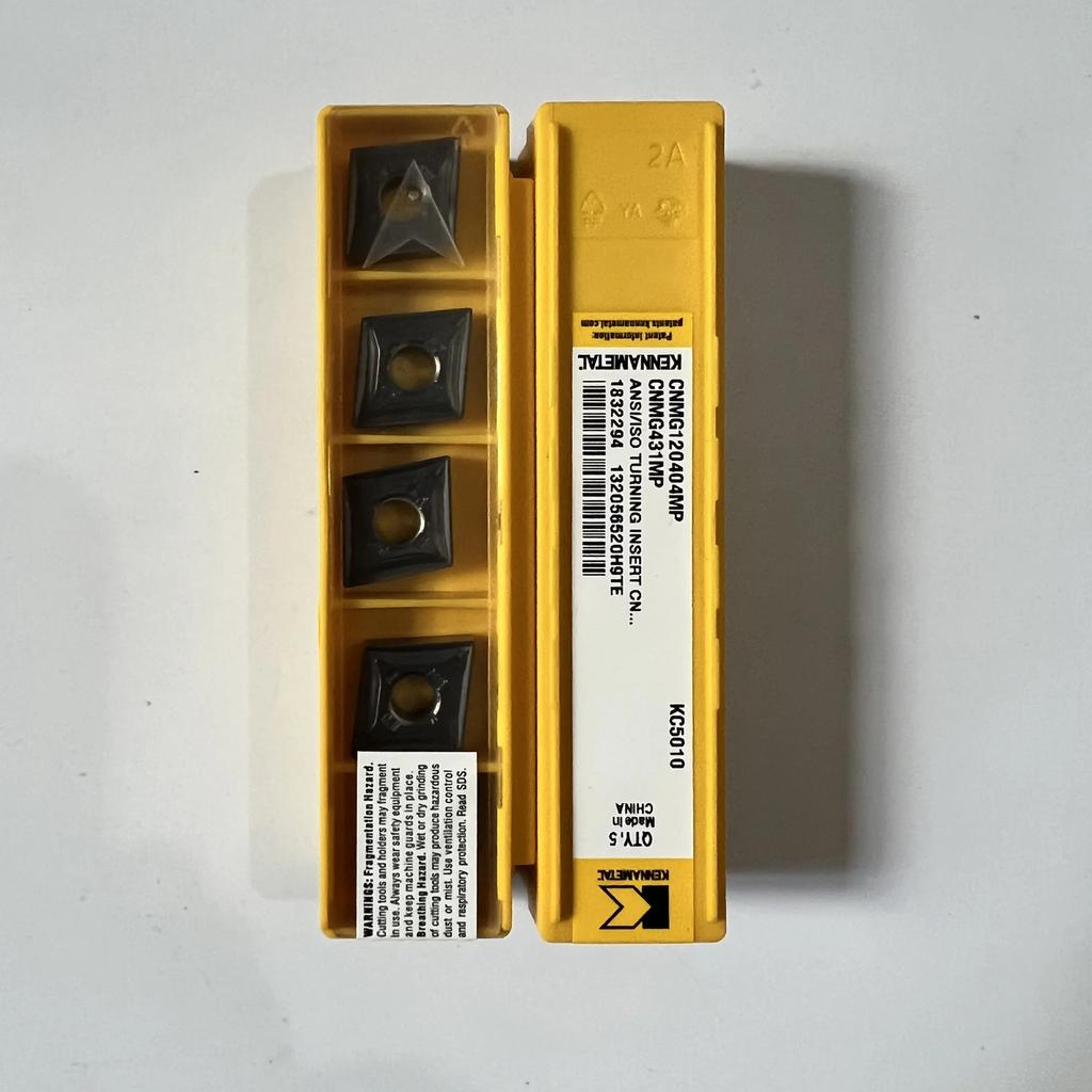 KENNAMETEL / CNMG120404MP KC5010  / Original carbide blade 10 Pcs
