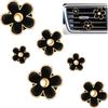 Frienda 6 Pcs Daisy Flower Air Vent Clip Accessories Air Conditioning Outlet Clip Car Air Freshener Dashboard Accessories Charm Car Inter Decor(3 cm,