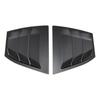 Quarter Side Window Louver Vent Cover for Mazda 3 Axela 2014-2018 Matte Black