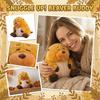 Bear Plush Toy With Bow,   Comforting And Sleep Inducing Doll.