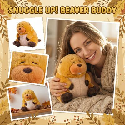Bear Plush Toy With Bow,   Comforting And Sleep Inducing Doll.