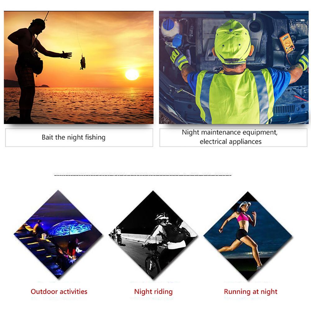 LED Flashlight Gloves Outdoor Night Fishing Gloves Repairing Lighting Camping Tool Christmas Sock