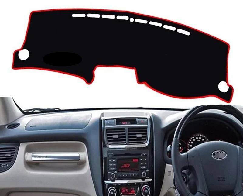 For Kia Sportage Old Car Dashboard Cover Mat Pad Dashmat  Sun Shade Instrument Carpet Protector Car Accessories Interior