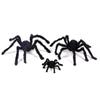 Prank Props Party Supplies Black Plush Spider Halloween Decoration Bar Ornament Haunted House