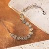 S925 Sterling Silver Color Treasure Jewelry Natural Opal Bracelet Women'S Xiaohongshu Earrings