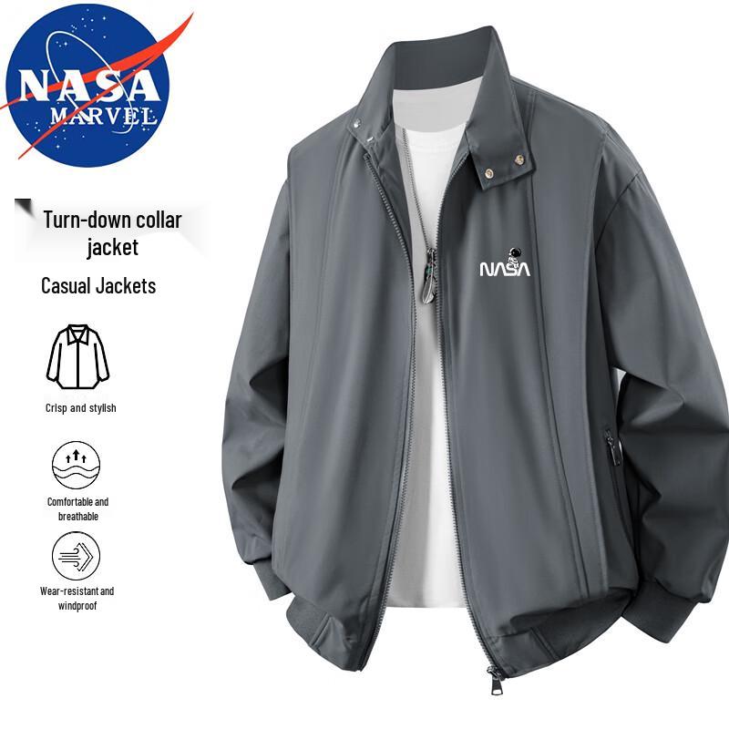 NASA MARVEL Men's Casual Windbreaker Jacket