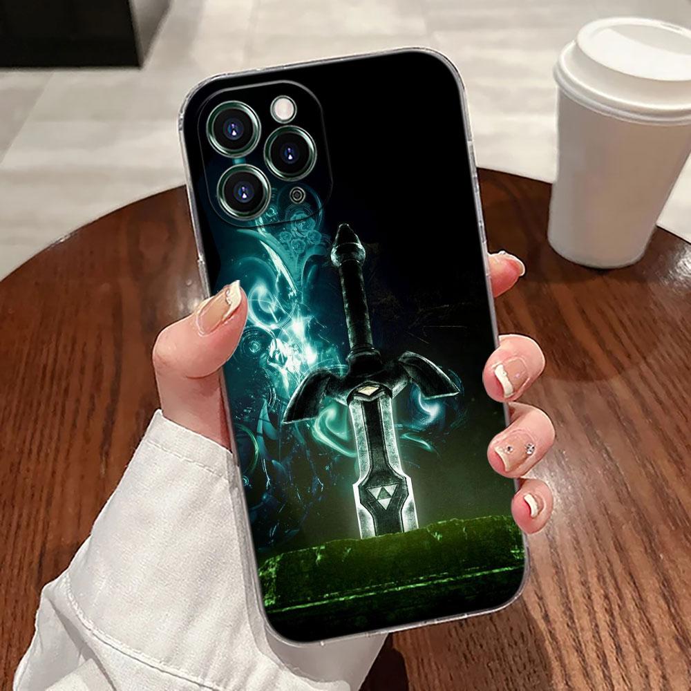 The L-Legends-Zeldas Game Case For Apple iPhone 17 16 15 14 13 12 11 Pro Max 16 Plus 16E 17Air 17Pro Phone Cover Silicone Funda