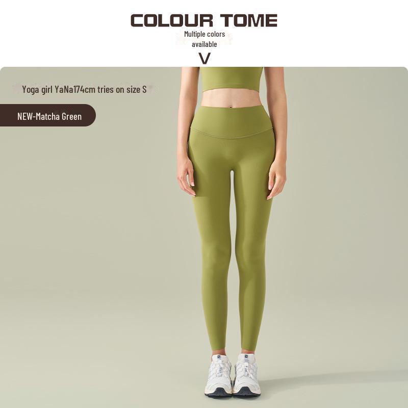 

Штаны для йоги NF Nude с высокой талией в горошек: Лайкра, безразмерный, облегающий, персиковый дизайн бедер для женщин Size-Free