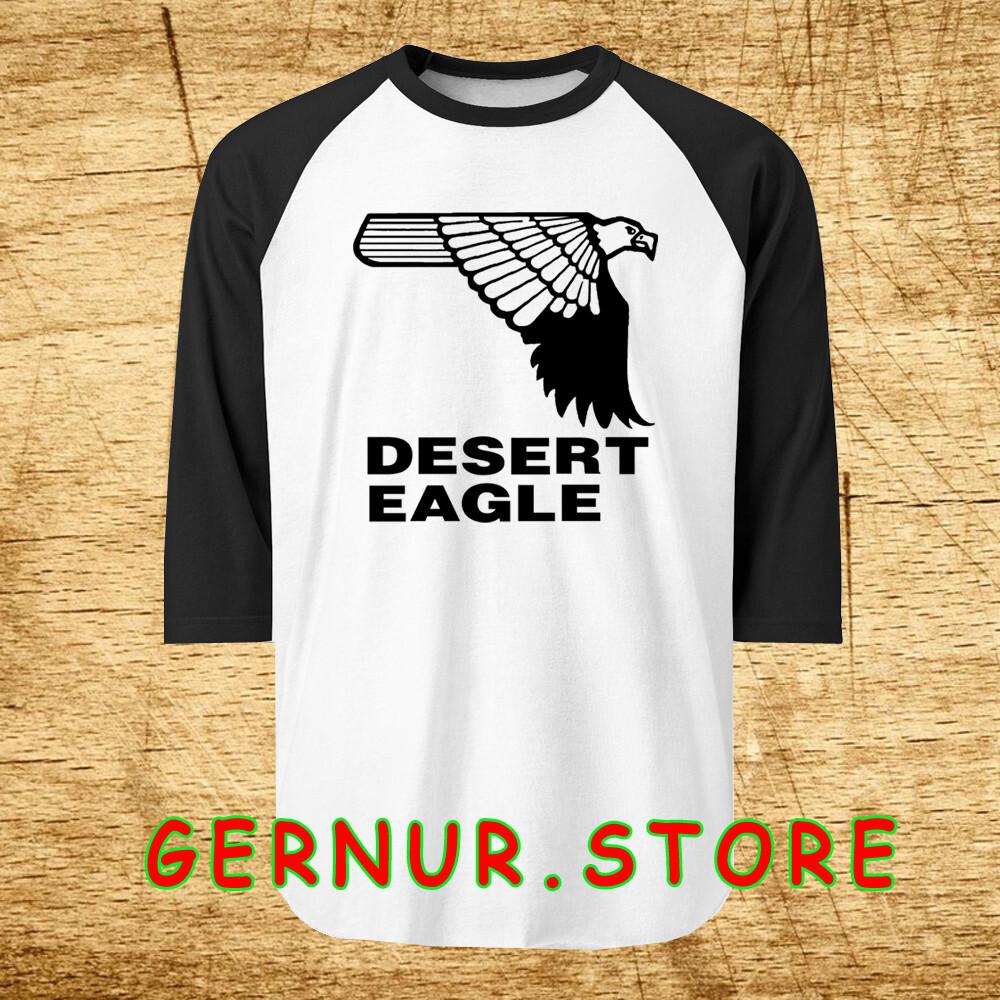 Desert Eagle Men s Raglan Black Size S-2XL S
